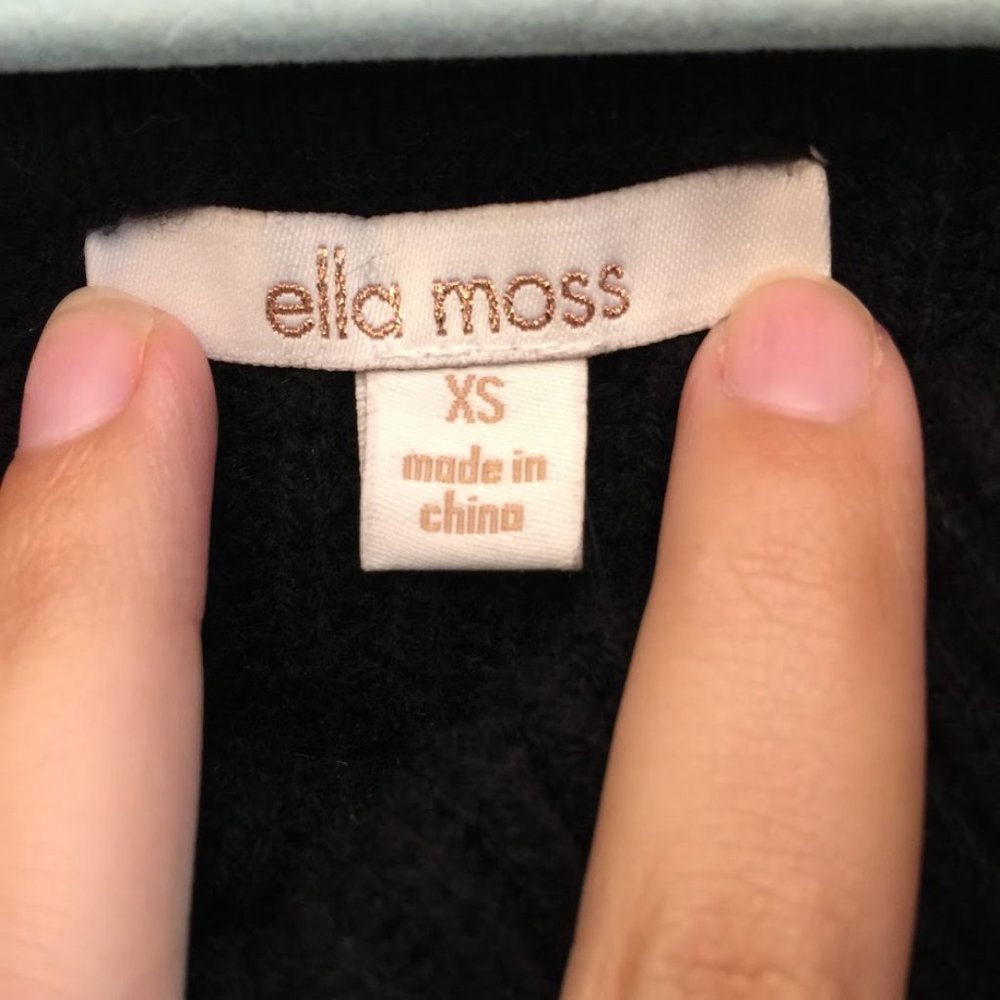 Anthro Fringe Sleeve “Avila” Sweater by Ella Moss - Picture 7 of 8